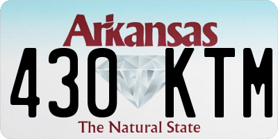 AR license plate 430KTM