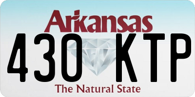 AR license plate 430KTP