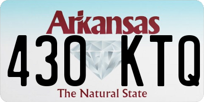 AR license plate 430KTQ