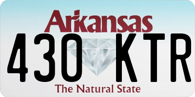 AR license plate 430KTR