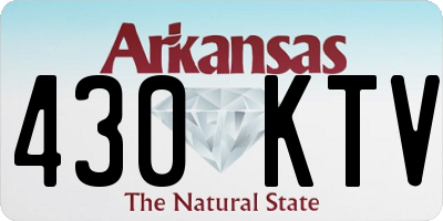 AR license plate 430KTV