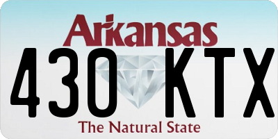 AR license plate 430KTX