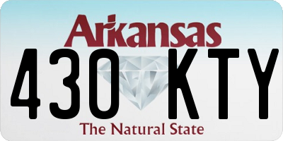 AR license plate 430KTY