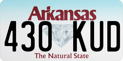 AR license plate 430KUD