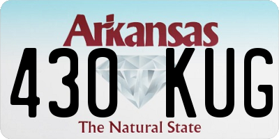 AR license plate 430KUG