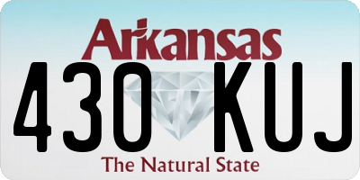 AR license plate 430KUJ