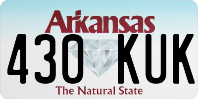 AR license plate 430KUK