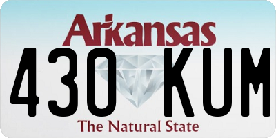 AR license plate 430KUM