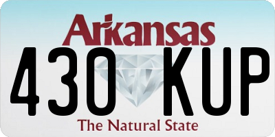 AR license plate 430KUP