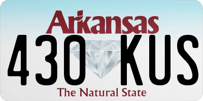AR license plate 430KUS