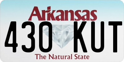 AR license plate 430KUT