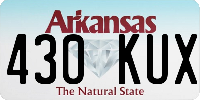 AR license plate 430KUX