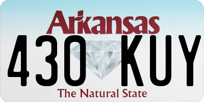 AR license plate 430KUY