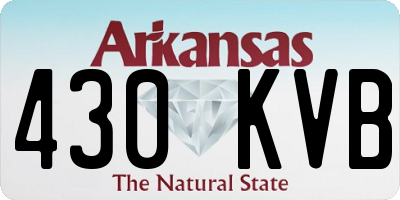 AR license plate 430KVB