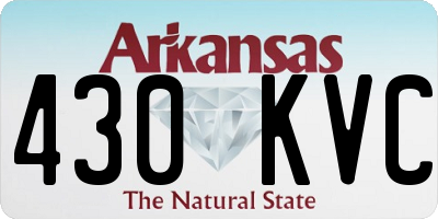 AR license plate 430KVC