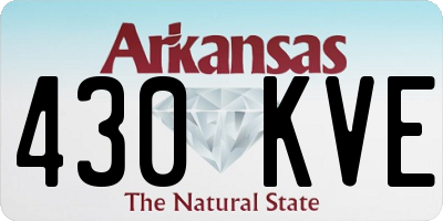 AR license plate 430KVE