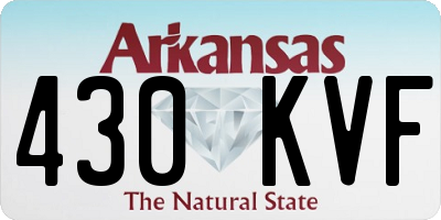 AR license plate 430KVF
