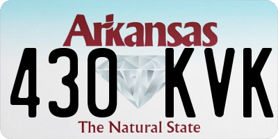 AR license plate 430KVK