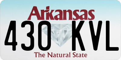 AR license plate 430KVL