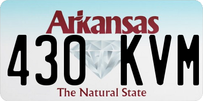 AR license plate 430KVM