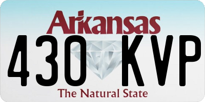 AR license plate 430KVP