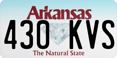 AR license plate 430KVS