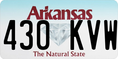 AR license plate 430KVW