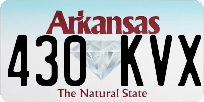 AR license plate 430KVX