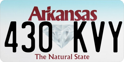 AR license plate 430KVY