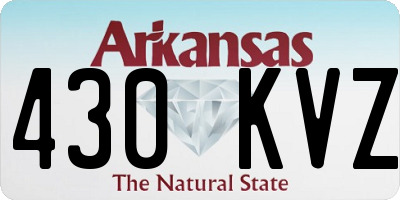 AR license plate 430KVZ
