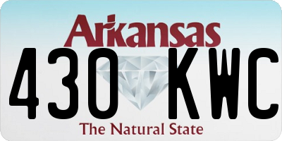 AR license plate 430KWC