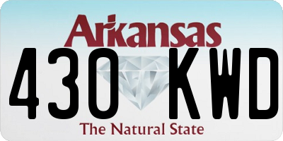 AR license plate 430KWD