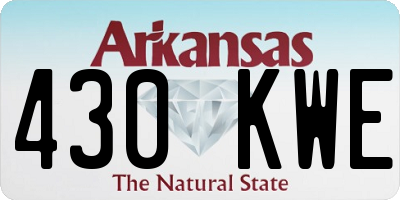 AR license plate 430KWE