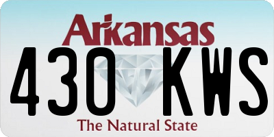 AR license plate 430KWS