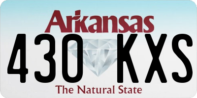 AR license plate 430KXS