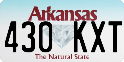 AR license plate 430KXT