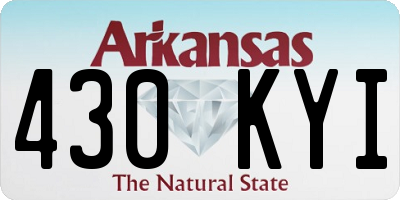 AR license plate 430KYI