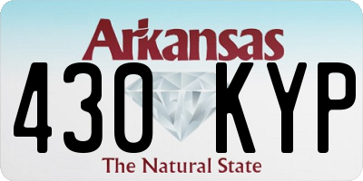 AR license plate 430KYP