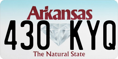 AR license plate 430KYQ