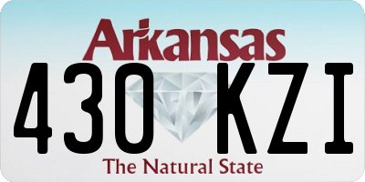 AR license plate 430KZI
