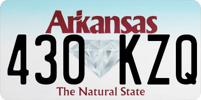 AR license plate 430KZQ