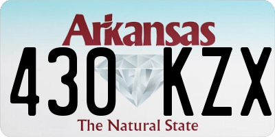 AR license plate 430KZX