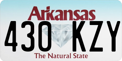 AR license plate 430KZY