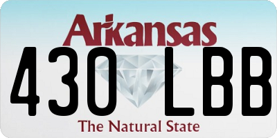 AR license plate 430LBB