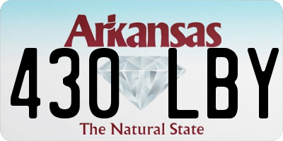 AR license plate 430LBY