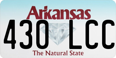 AR license plate 430LCC