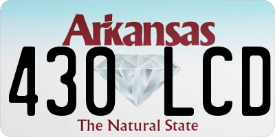 AR license plate 430LCD