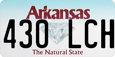 AR license plate 430LCH