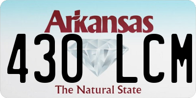 AR license plate 430LCM