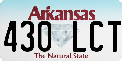 AR license plate 430LCT